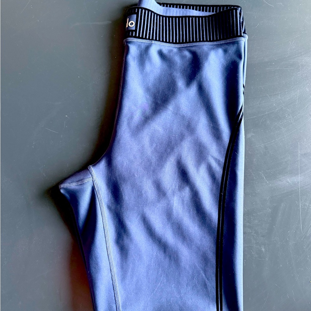 ALO Yoga Line Up Leggings -Navy